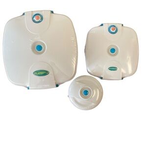 New Unused 15 Piece Including Racks Platinum Vacuum Containers